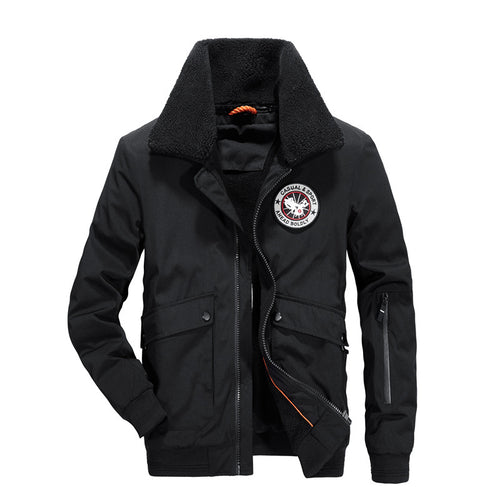 Herren multifunktionale Jacke mit weichem Teddy-Futter Echoarchiv