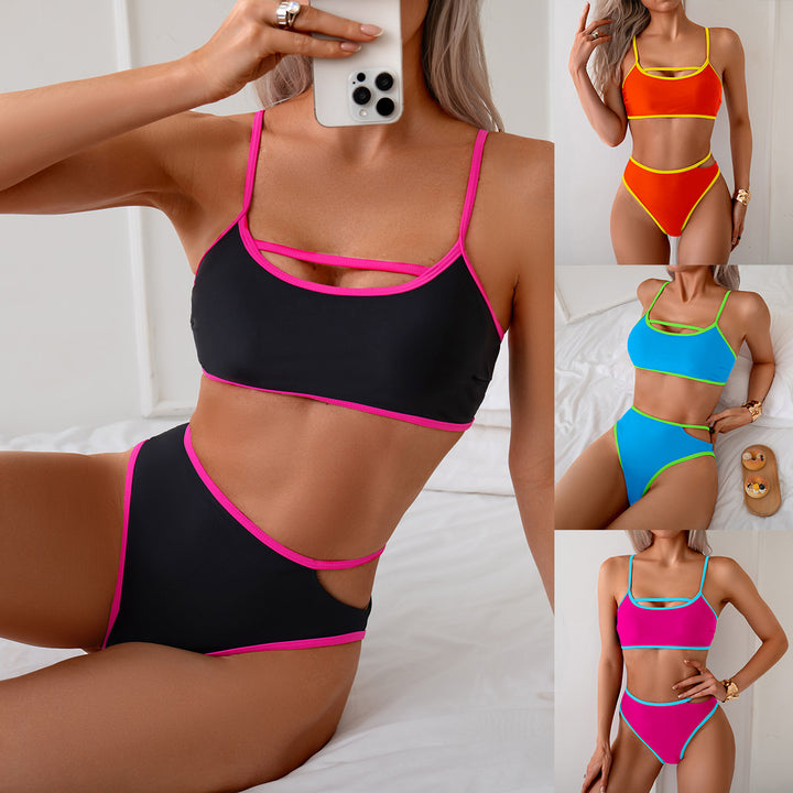 Damen Sportlicher Bikini mit einzigartige Cut-out-Details Echo Archiv