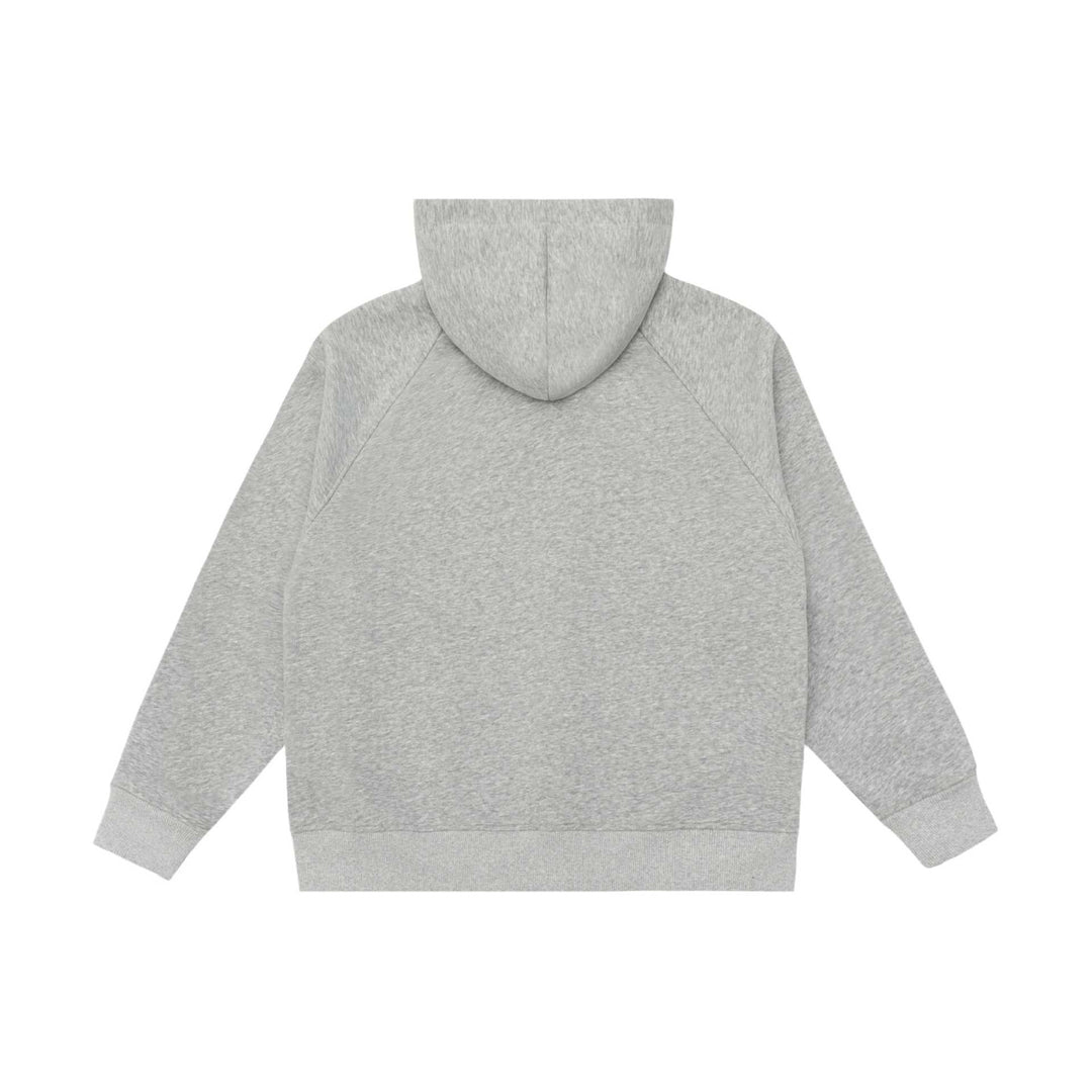 Unisex Oversize Reißverschluss-Kapuzenjacke mit Raglannähten und Rippenbündchen Echoarchiv