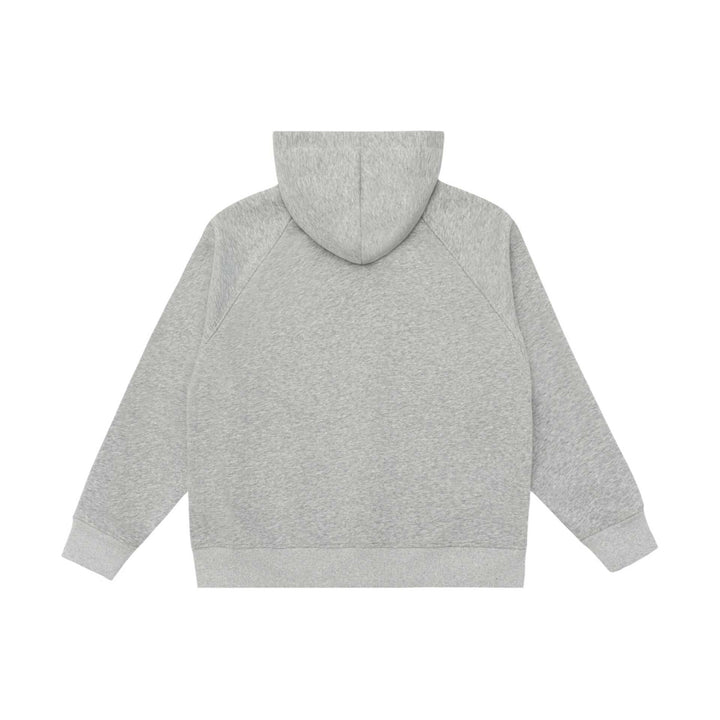 Unisex Oversize Reißverschluss-Kapuzenjacke mit Raglannähten und Rippenbündchen Echoarchiv