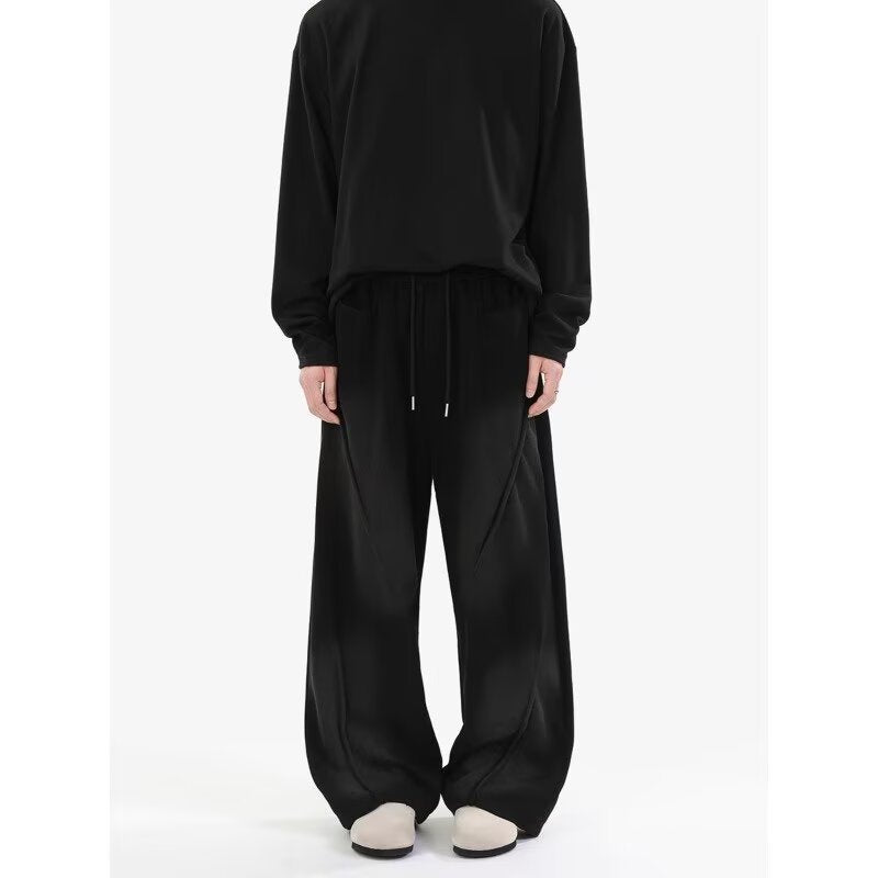 Herren Extreme Oversize Jogginghose mit extra weitem Bein, Kordelzug und Eingrifftaschen – Sorevano