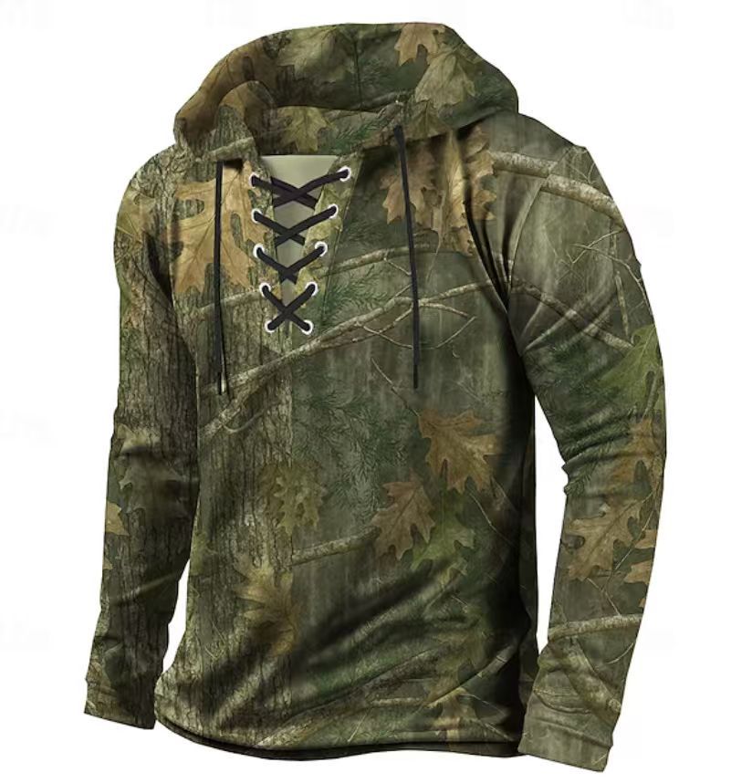 Herren Hooded Sweatshirt mit innovativem Wabenmuster Echoarchiv