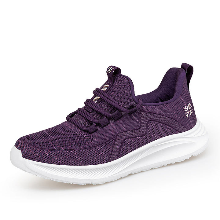 Damen nan atmungsaktiver Strick-Sneaker mit Memoryschaum Innensohle und stoßdämpfender EVA-Zwischensohle Echo Archiv