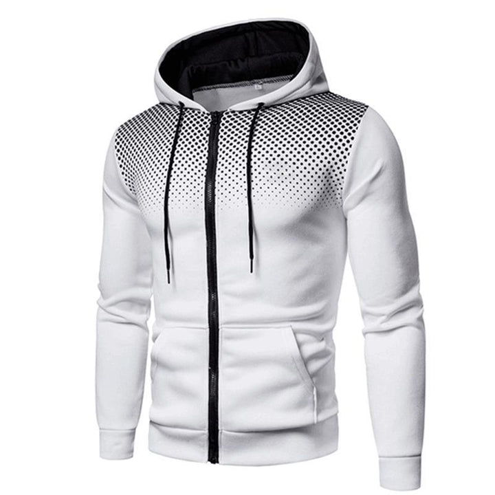 Herren Sportlicher Kapuzenpullover mit atmungsaktivem Mesh-Einsatz Echoarchiv