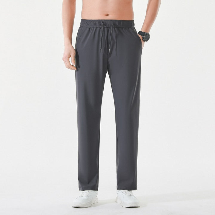 Herren Relaxed-Performance-Freizeithose mit elastischem Tunnelzug, schnell trocknendem Stretch & geradem Bein Echoarchiv