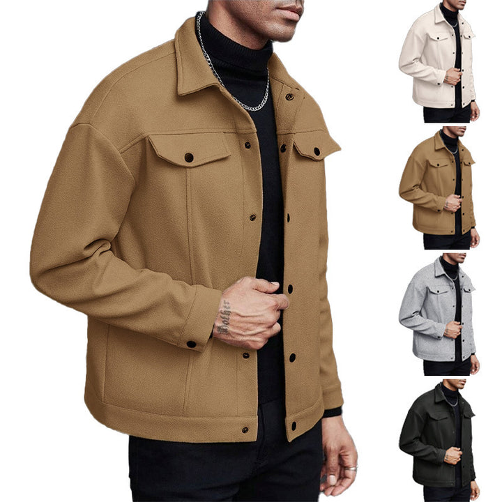 Herren moderne Freizeitjacke im lässigen Schnitt Echoarchiv