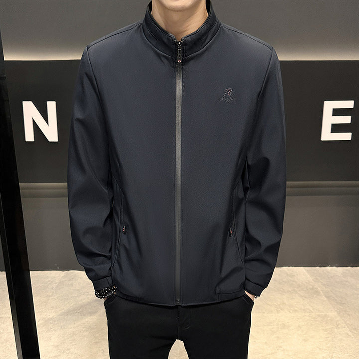 Herren sportliche Übergangsjacke mit hohem Kragen Echoarchiv
