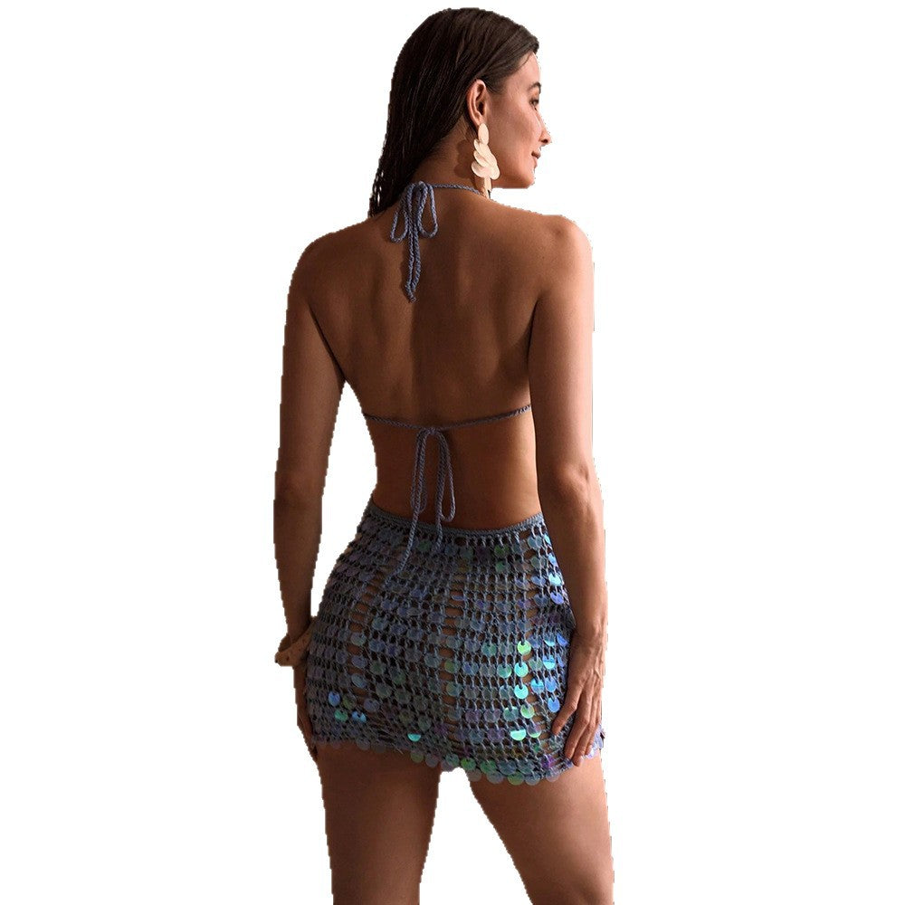 Damen Strandkleid mit glitzernden Details Echo Archiv