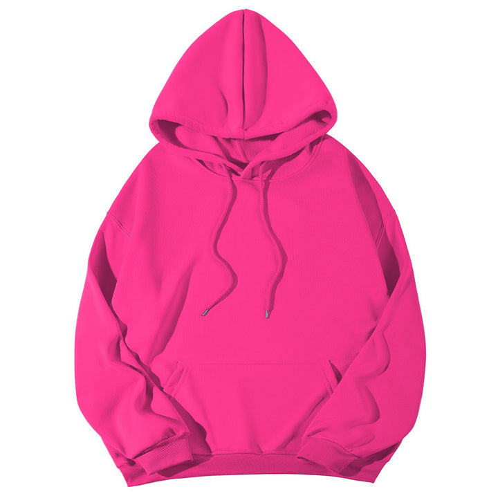 Unisex Oversize-Fleece-Hoodie mit tiefer Schulter, Kängurutasche und breitem Rippbund Echo Archiv
