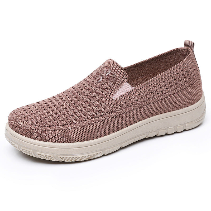 Damen Atmungsaktive Freizeit Slip-On Sneakers mit elastischem Obermaterial Echo Archiv