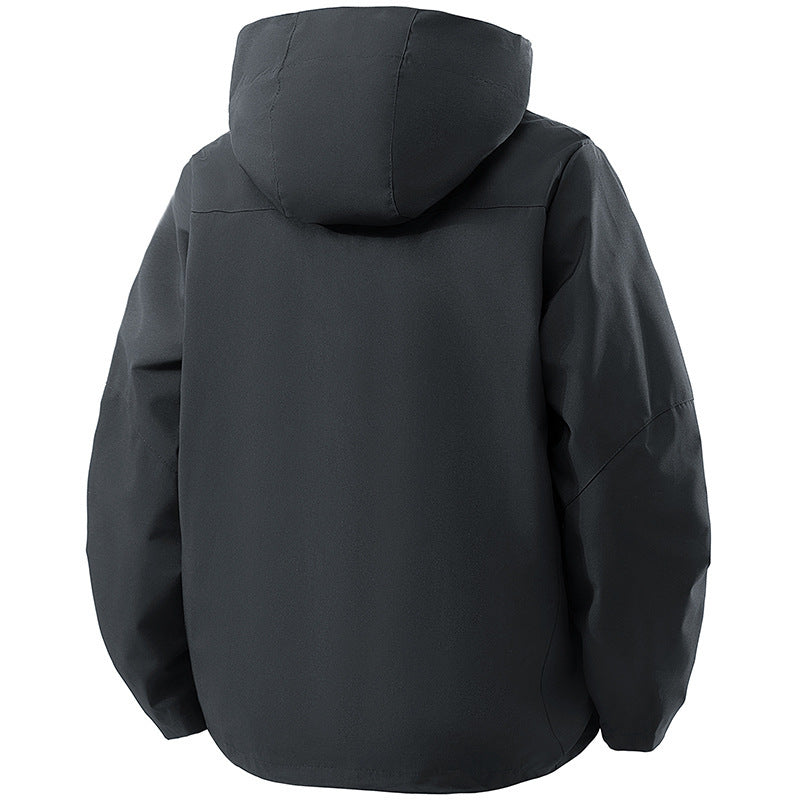 Herren Technische Softshell Outdoorjacke mit Kapuze wasser- und winddichter Membran versiegelte Reißverschlüsse Echo Archiv