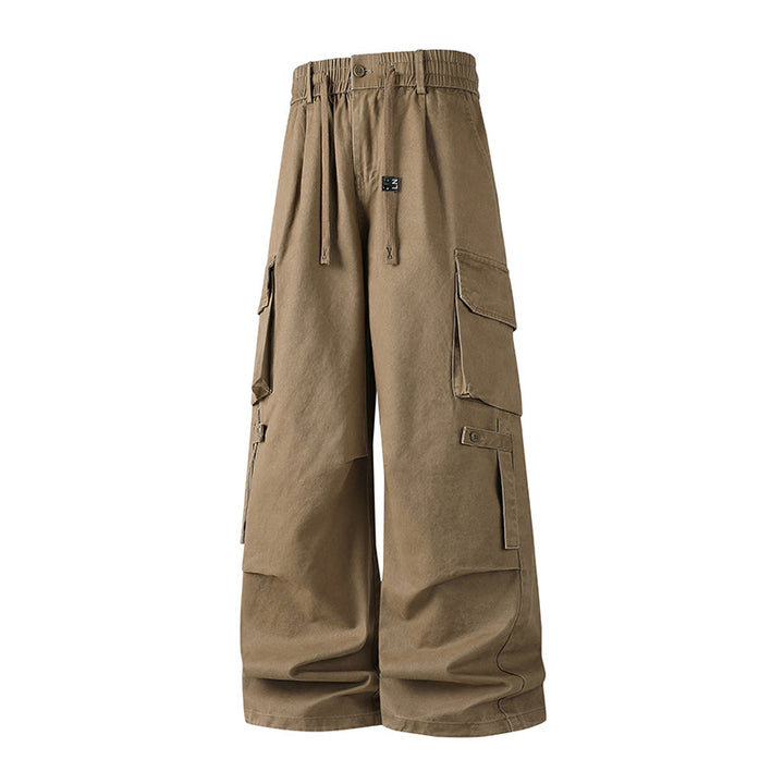 Herren Extraweite Baggy-Cargo-Hose mit Elastikbund, Tunnelzug und Mehrfach‑Utility‑Taschen Echo Archiv