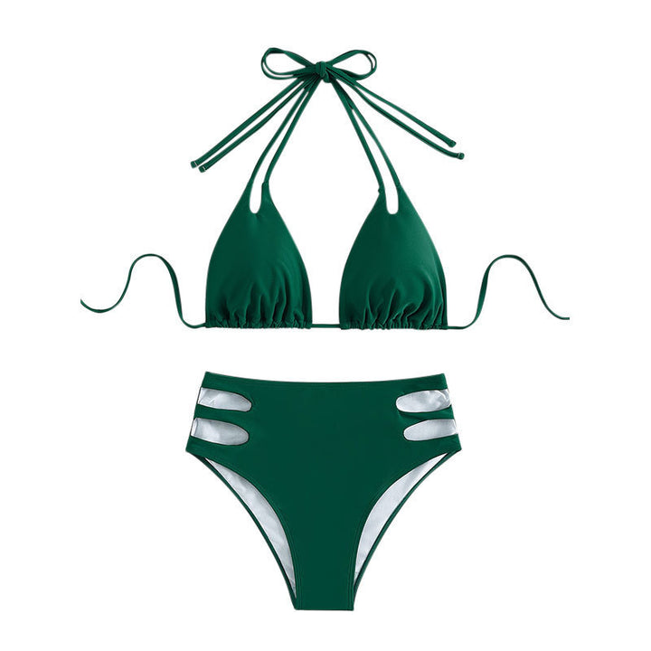 Damen Hochgeschnittener Bikini mit modischen Cut-Outs Echo Archiv