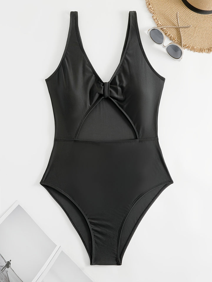 Damen Einteiliger Badeanzug mit modischem Cut-Out-Design Echo Archiv