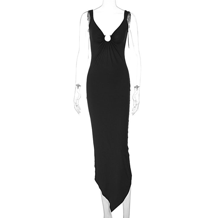 Damen Figurbetontes Maxikleid mit raffiniertem Cut-Out und zeitgemäßem Design Echo Archiv