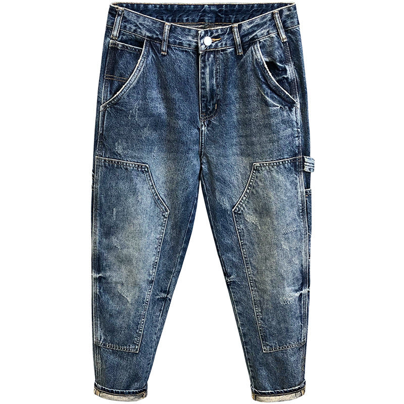 Damen Modische Denim Hose Echoarchiv