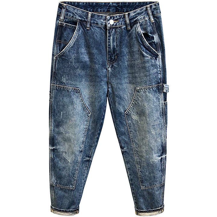 Damen Modische Denim Hose Echoarchiv