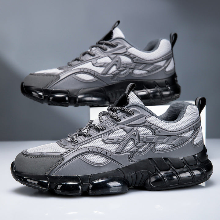 Herren Sportlicher Chunky-Sneaker mit glänzenden Overlays und gedämpfter Luftkissen-Sohle Echoarchiv