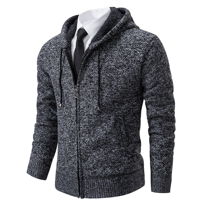Herren Strickjacke mit modernem Schnitt und praktischem Reißverschluss Echoarchiv
