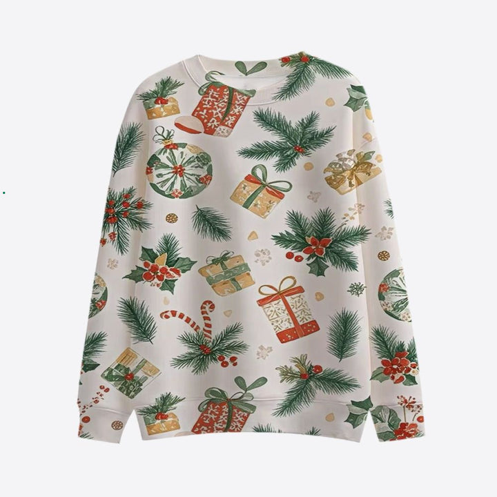 Damen Festlicher Weihnachts-Sweatshirt Echoarchiv