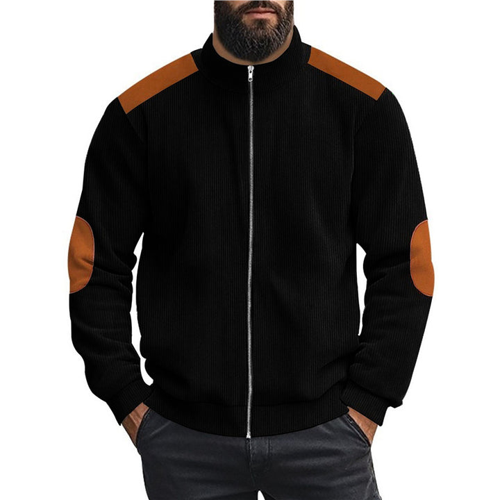 Herren Sportliche Zip-Jacke mit Taschen Echoarchiv