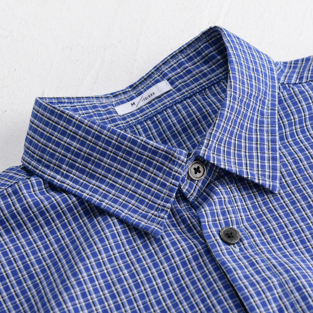 Herren Karo-Layering-Hemd im Overshirt-Stil aus weichem Baumwollpopeline Echoarchiv