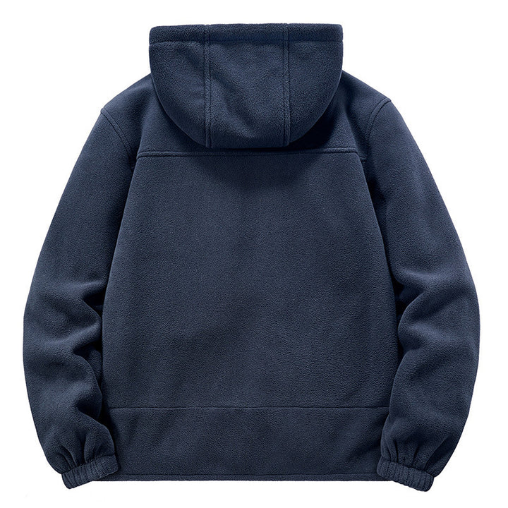 Herren Thermo-Fleece-Hoodie mit isolierendem Sherpa-Besatz und verdeckten Reißverschlusstaschen Echo Archiv