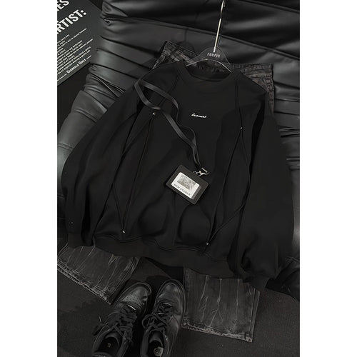 Damen Lässiger Oversized Sweatshirt mit eleganten Akzenten Echo Archiv