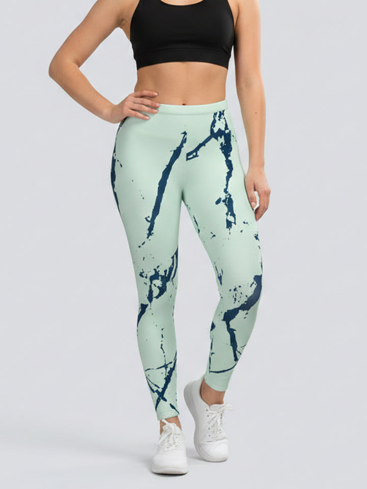 Damen Sportleggings mit stylischem Sternen-Design und hohem Bund Echo Archiv