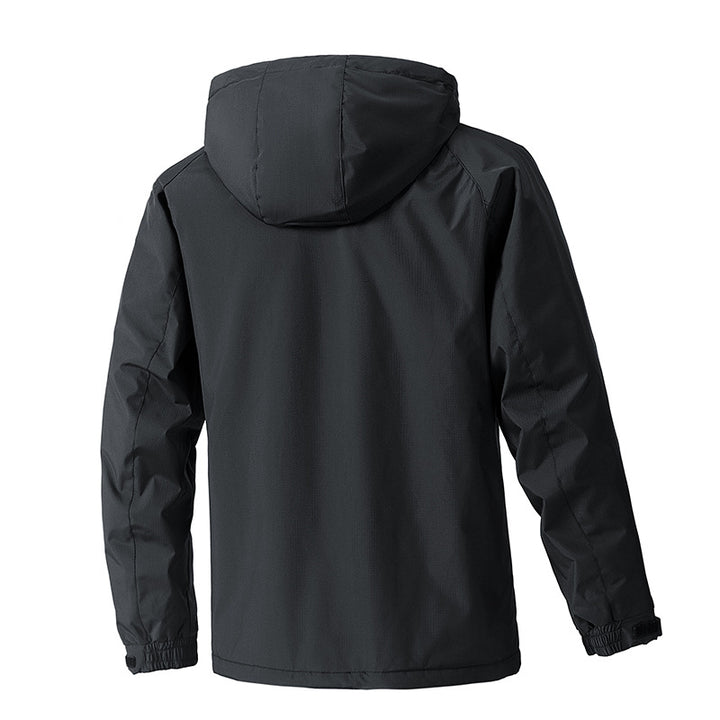 Herren Wasserdichter Outdoor-Parka mit Kapuze, atmungsaktiv und winddicht Echoarchiv