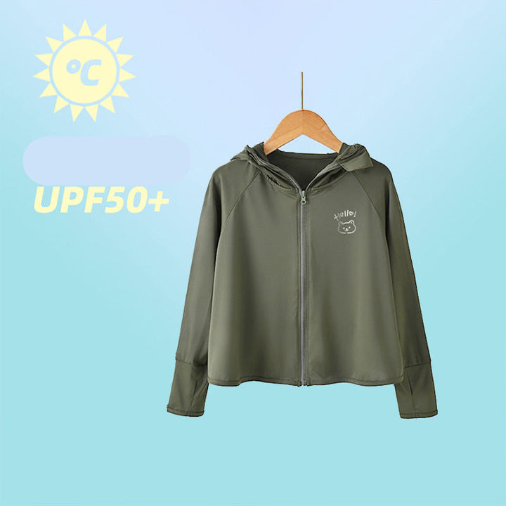 Damen UV-Schutzjacke mit Kapuze und feuchtigkeitsregulierenden Eigenschaften Echo Archiv