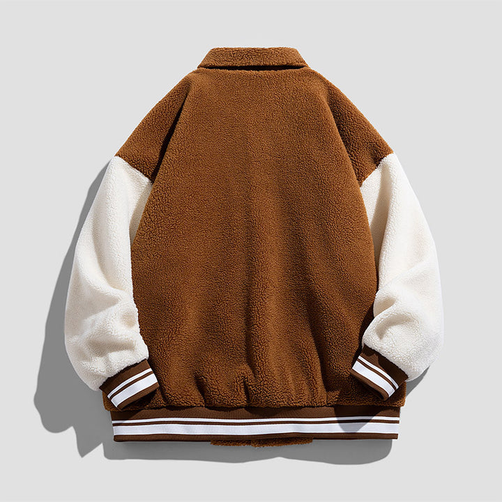 Unisex modische Collegejacke mit gesticktem Logo Echo Archiv