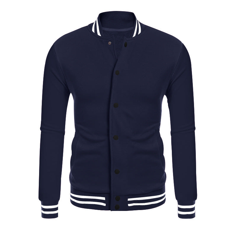 Herren Bomberjacke mit kontrastierenden Ärmelbündchen und praktischem Reißverschluss Echoarchiv