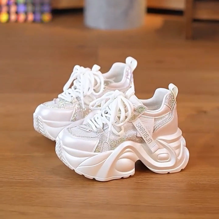 Damen Chunky Sneakers mit reflektierenden Elementen und innovativer Dämpfung Echo Archiv