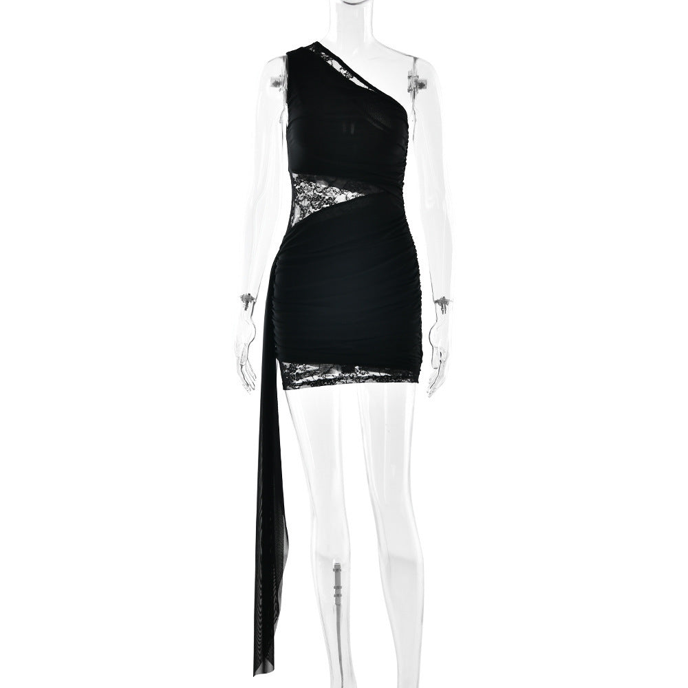 Damen Cocktailkleid mit asymmetrischem Schnitt Echo Archiv