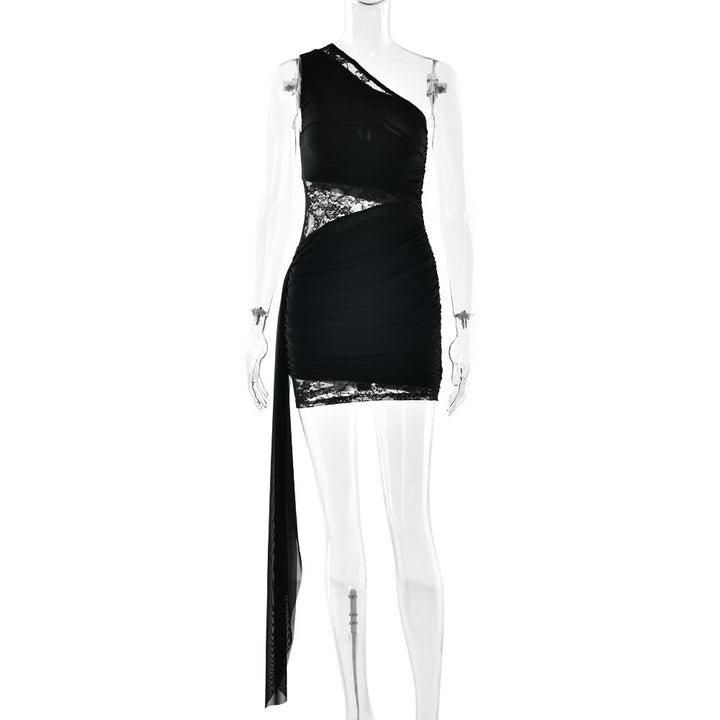 Damen Cocktailkleid mit asymmetrischem Schnitt Echo Archiv