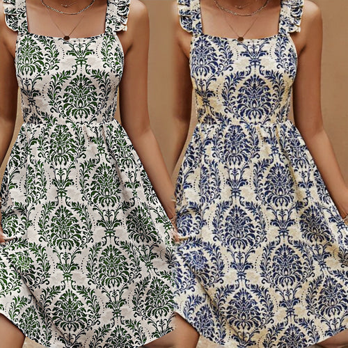 Damen Sommerliches Etuikleid mit floralem Muster und elegantem Schnitt Echo Archiv