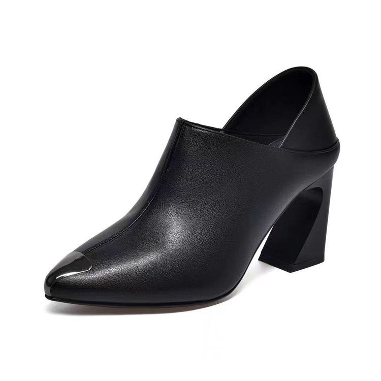 Damen Chunky Absatz Mules Echo Archiv