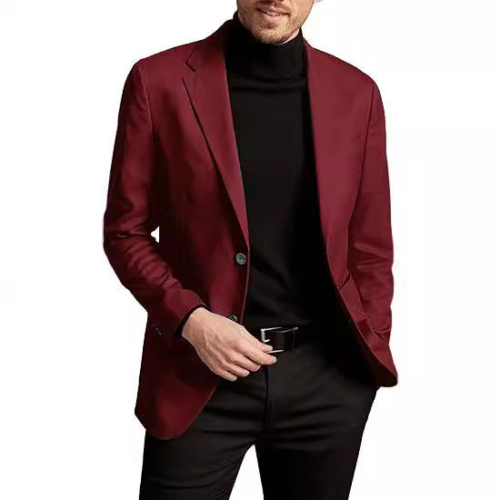Herren eleganter Sakko mit Echoarchivrnem Schnitt und maßgeschneiderter Passform Echoarchiv