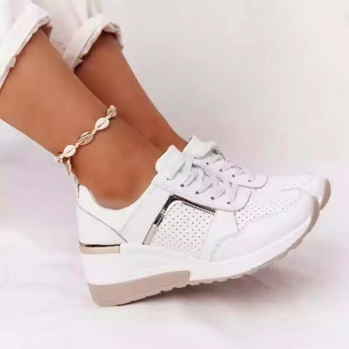 Damen  moderne Sneaker mit Metallic-Details, dämpfender Plateausohle und atmungsaktivem Mesh-Obermaterial Echo Archiv