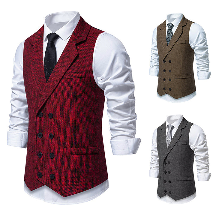 Herren elegante tweed Weste Echoarchiv
