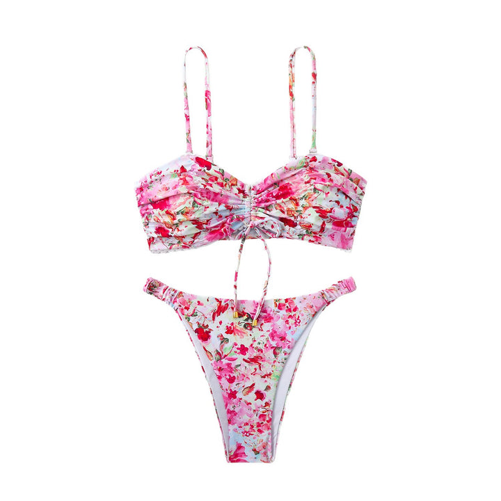 Damen Bandeau-Bikini mit raffinierten Rüschendetails Echo Archiv