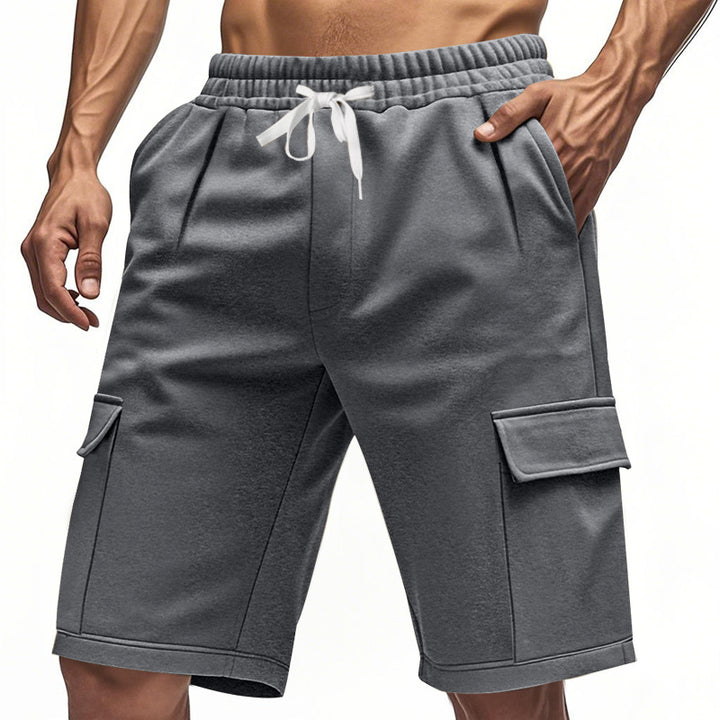 Herren bequeme Cargo-Shorts mit elastischem Bund und praktischen Taschen Echoarchiv