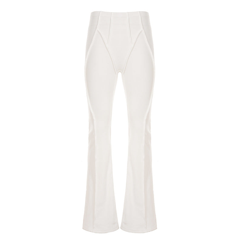 Damen Flared-Leggings mit hohem Bund und nahtlosem Design Echo Archiv