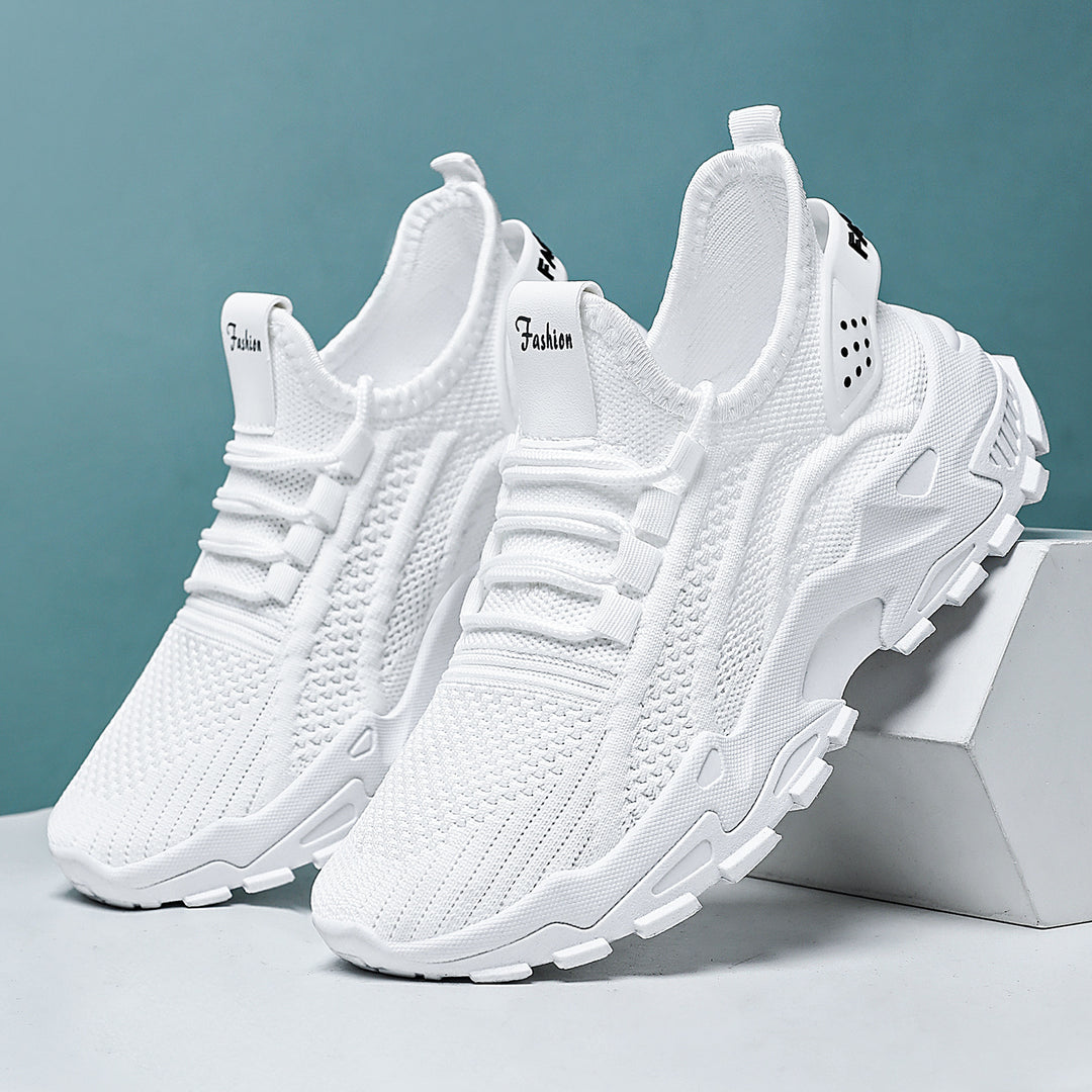Unisex nan atmungsaktive Strick-Sneaker mit dicker Profilsohle und elastischem Slip-on Echo Archiv