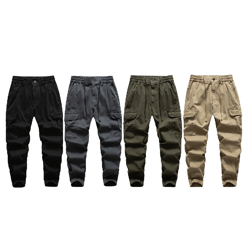 Herren Multifunktionale Cargo-Joggerhose mit Tunnelzugbund, Knieabnähern und Organizer-Taschen Echo Archiv