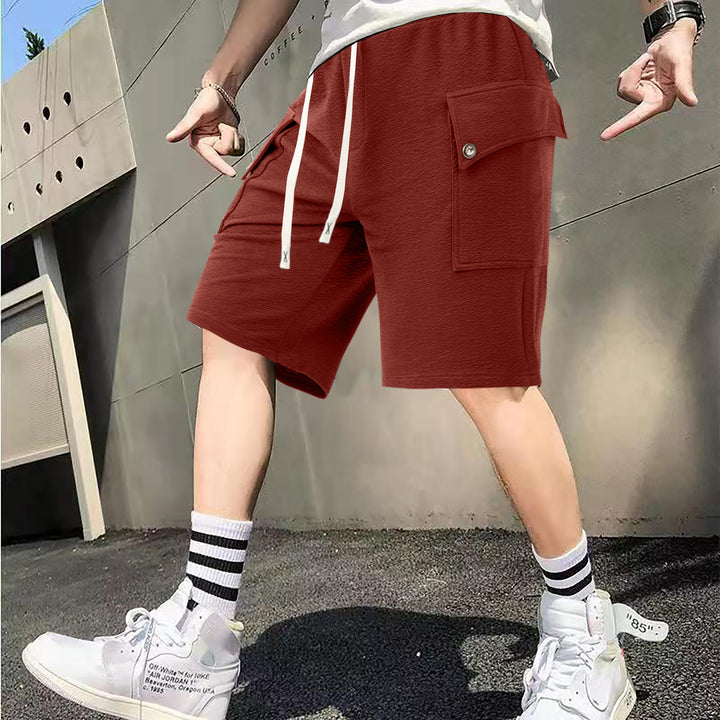 Herren Cargo-Shorts mit praktischen Seitentaschen und verstellbarem Bund Echoarchiv