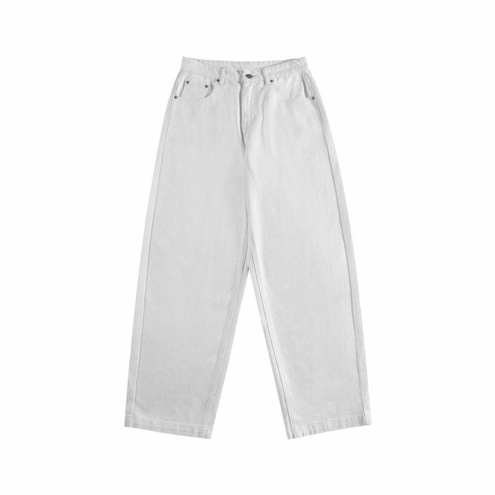 Damen High‑Waist Cropped-Jeans mit weitem Bein und Five‑Pocket Details Echoarchiv