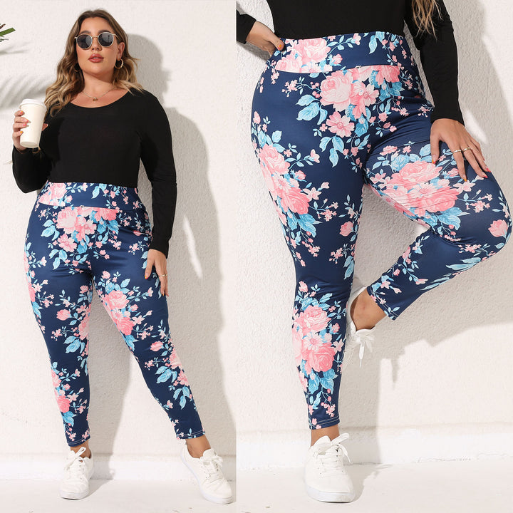 Damen Blumenleggings Echo Archiv