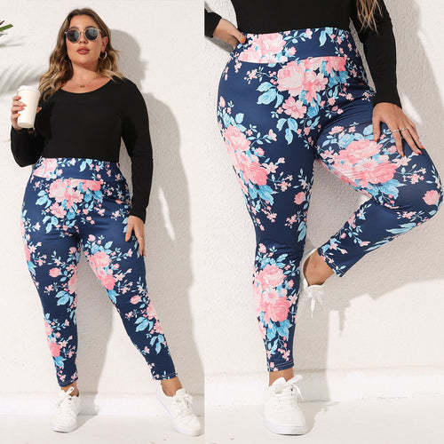 Damen Blumenleggings Echo Archiv